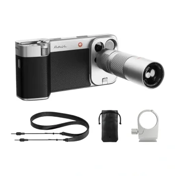 Photography Kit PGYTECH RetroVa for iPhone 16 Pro, P-PG-127, Graphite Black