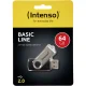 USB-флешка Intenso Basic Line, 64 ГБ, USB 2.0