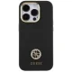 Чехол Guess для iPhone 15 Pro Max Silicone Logo Strass 4G, черный
