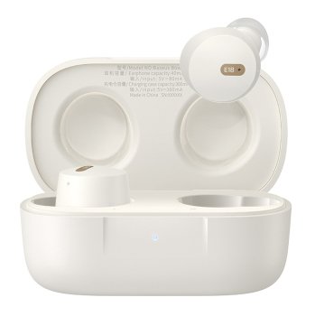 Baseus Bowie E18 bezvadu TWS austiņas ar ENC, IPX4 – baltas