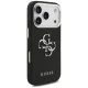 Guess Grained Big 4G Classic Logo vāciņš iPhone 17 Pro - melns