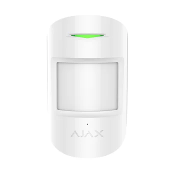 Ajax CombiProtect Беспроводной датчик движения и разбития стекла, белый