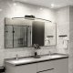 LED Arch Wall Sconce 60cm Neutral Light, Black