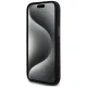 DKNY iPhone 14 / 15 / 13 Case Liquid Silicone Small Metal Logo MagSafe, Black