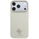 Guess Stripe Peony 4G Logo MagSafe vāciņš priekš iPhone 18 Pro Max / 17 Pro Max, bēšs