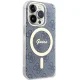 Guess iPhone 15 Pro Case IML 4G MagSafe, Blue