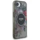 Guess IML Flowers MagSafe vāciņš Apple iPhone 16e - Melns