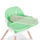 Стульчик для кормления 2-в-1 Ecotoys HC508, зеленый