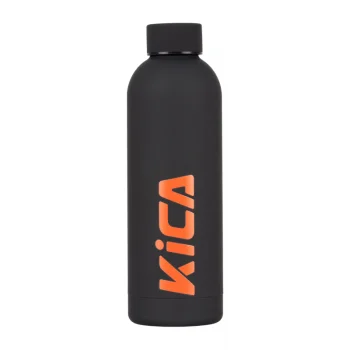KiCA Active Insulated Stainless Steel Bottle 500 ml - Black