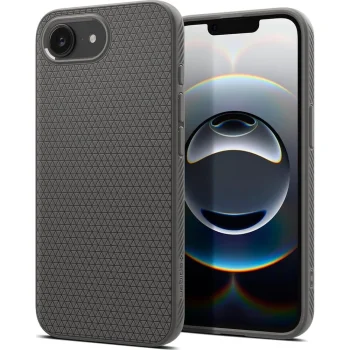 Spigen iPhone 16e / 17e vāciņš Liquid Air, pelēks