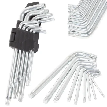 Набор шестигранных и Torx ключей 1.5-10 мм, T10-T50, 9 предм.