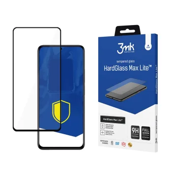 Xiaomi Redmi Note 11s / 11 4G Black Aizsargstikls uz Visu Ekrānu | 3MK Hard Glass Max Tempered Fullscreen Protector