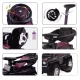 4-in-1 Kids Ride-On Car & Walker with Push Handle Silent Wheels