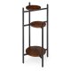 Puķu statīvs 3 līmeņu loft stila ziedu plaukts ModernHome