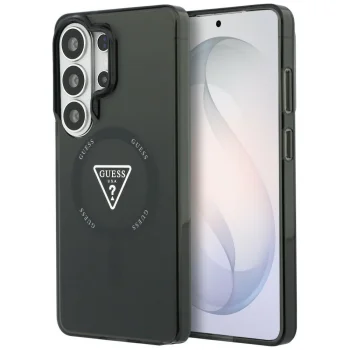 Guess IML Gradient Triangle MagSafe vāciņš Samsung Galaxy S26 Ultra, melns