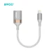 OTG-адаптер BWOO BZ70 Lightning - USB-A 0,18 м, серый