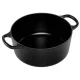 Čuguna katls Le Creuset Signature 22 cm 3.3 l, apaļš, melns
