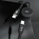 Зарядное устройство Dudao A12MaxC 2-в-1 для Apple Watch и USB-C PD60W 1.2м, черное