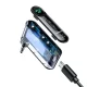 Baseus Qiyin AUX Bluetooth адаптер, Чёрный | Baseus Qiyin Bluetooth Audio Receiver AUX for Car, Black