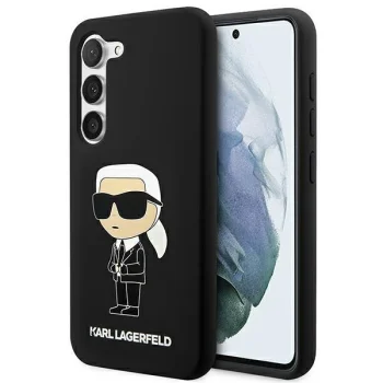 Karl Lagerfeld Silicone Ikonik vāciņš Samsung Galaxy S23 melns