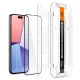 Защитное стекло Spigen GLAS.TR EZ FIT FC для iPhone 15 Pro Max (2 шт.), черное