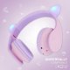 PowerLocus P2 Kids Wireless Headphones, Purple/Pink