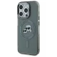 Karl Lagerfeld iPhone 15 Pro Max vāciņš HC MagSafe IML Metal KC Heads, melns