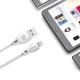 Dudao USB / Apple Iphone Lightning Data Charging Cable 5A 2m, White | Ātrās Uzlādes Lādētājvads Datu Pārraides...