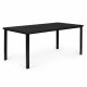 Multigarden dārza galds 180x90 cm 6-8 personām, Melns