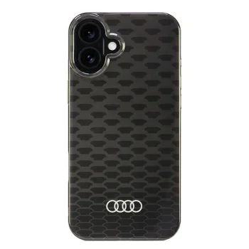 Audi IML Stitching Pattern MagSafe iPhone 16 Plus 6.7" vāciņš, melns