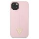 Guess iPhone 13 mini vāciņš Silicone Triangle Violets