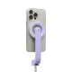 Spigen S571W MagSafe Bluetooth pašportretu stends ar statīvu - violets | Selfie Stick with Tripod Purple