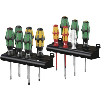 Screwdriver Set Wera Kraftform XXL, 12 Pieces