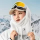 Лыжная балаклава Qunature Arctic Velvet, размер M, белая