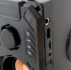 Portatīvais Bluetooth skaļrunis ar FM radio, USB, microSD, melns