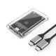 Orico TC10-MS mSATA USB-C 3.2 5Gb/s внешний корпус для диска, прозрачный