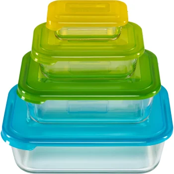 Stikla pārtikas trauku komplekts Joseph Joseph Nest Glass, 4 gab.