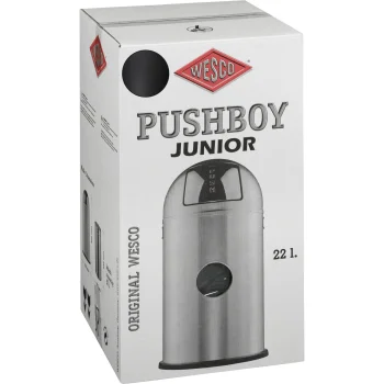 Мусорное ведро Wesco Pushboy Junior 22 л, графит