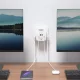Tech-Protect PCL3x4 pagarinātājs, 3x AC, 2x USB-A, 2x USB-C, balts