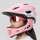 Rockbros TT-32002 Rabbit bērnu veloķivere ar noņemamu zoda daļu, M (54-58cm), rozā