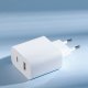 Xiaomi Travel Charger Combo ātrais lādētājs USB-A / USB-C 33W PD balts (BHR4996GL)