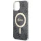 Чехол Guess для iPhone 14 4G MagSafe, черный