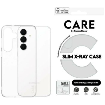 CARE by PanzerGlass Fashion X-Ray X-Ray maciņš Samsung Galaxy S25 FE telefonam – caurspīdīgs | Phone Case Cover