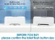 Automatic Touchless Toilet Flush with Motion Sensor, 5x15 cm, Different Colors