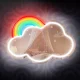 Неоновый светильник-зеркало Forever Light FMNE05 Облако, Многоцветный
