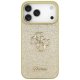 Guess Fixed Glitter Big 4G vāciņš iPhone 17 Pro Max - zelta krāsā | Phone Case Cover Gold