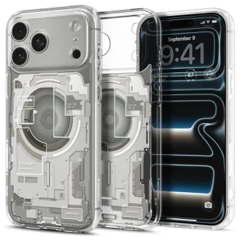 Чехол Spigen Ultra Hybrid MagSafe Zero One для iPhone 18 Pro Max / 17 Pro Max, титановый