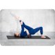 Neo-Sport vingrošanas rullis, muskuļu veltnis 33x14cm NS-954, melni-zils