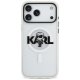 Karl Lagerfeld IML Karl Sketch Logo MagSafe vāciņš iPhone 17 Pro Max, caurspīdīgs