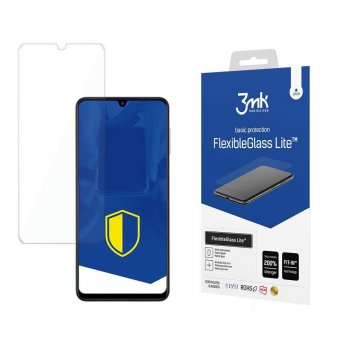 Samsung Galaxy A22 4G Lokāms Hibrīda Aizsargstikls | 3mk Flexible Tempered Glass Screen Protector Lite